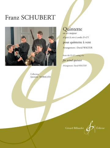 Quintette en Sib majeur d&amp;#039;après le trio à cordes d471 Visual